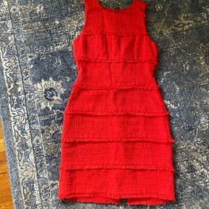 J.Crew Fringe Tweed Dress
